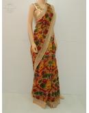 SAREE SANGITH SOFT COTTON RED GREEN S0129 RS890