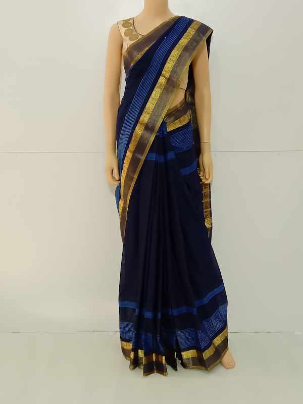 SAREE-AISHWARYA-FANCYCOTTON-NAVYLUE-S0541-RS999