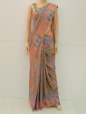 SAREE-AHIMSA-DESIGNERCREPE-CREAMBROWN-S0351-RS695