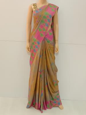 SAREE-AHIMSA-DESIGNERCREPE-KHAKIBROWN-S0359-RS695