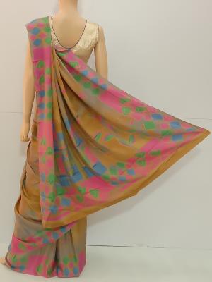 SAREE-AHIMSA-DESIGNERCREPE-KHAKIBROWN-S0359-RS695