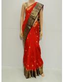 SAREE KANJIVARAM DESIGNERPATTU REDBLUE S0079 RS1135