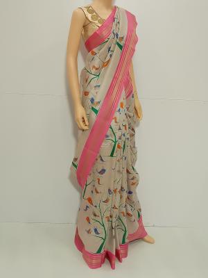 SAREEVASUNDHRAFANCYCOTTONAASHPINKS0075RS945