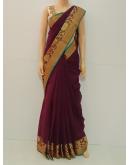 SAREE-HEENA-CHANDERICOTTON-DARKPURPLE-S0158-RS745