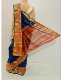 SAREE BHAGYASREE SILKCOTTON NAVYBLUE S0083 RS785
