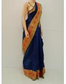 SAREE BHAGYASREE SILKCOTTON NAVYBLUE S0083 RS785