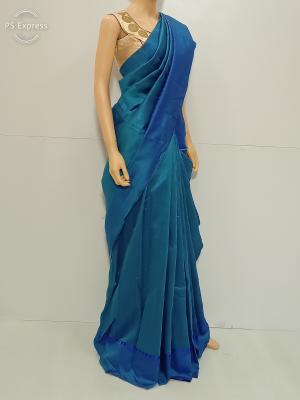 SAREE NILGIRI SILK COTTON INDICO S0142 RS800 SAREE NILGIRI SILK COTTON INDICO S0142 RS800