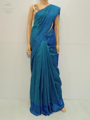 SAREE NILGIRI SILK COTTON INDICO S0142 RS800