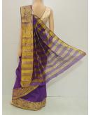 SAREE TREND SILKCOTTON DARKVOILET 0096 RS695