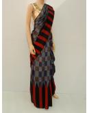 SAREE VARALAKSHMI SYNTHETICCOTTON GREYRED S0053 RS975