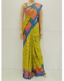 SAREE SHAKSI SELF EMPEDD BLUE GREEN S0326 RS745