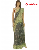 SAREE-PEACOCKSILK-LINEON-GREYLIMEGREEN-S0645-RS1145