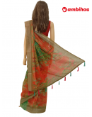 SAREE-PEACOCKSILK-LINEON-REDGREEN-S0647-RS1145