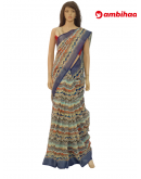 SAREE-PEACOCKSILK-LINEON-YELLOWPINK-S0649-RS1145