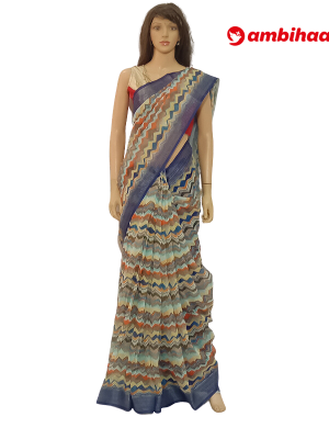SAREE-PEACOCKSILK-LINEON-YELLOWPINK-S0649-RS1145
