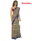 SAREE-PEACOCKSILK-LINEON-YELLOWPINK-S0649-RS1145
