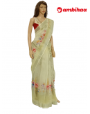 SAREE-APPLESILK-LINEON-BUTTER-S0659-RS1099