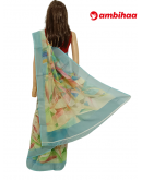 SAREE-APPLESILK-LINEON-SEABLUE-S0660-RS1099