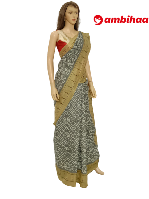 SAREE-CRAFTYSILK-JUTECOTTON-GREY-S0663-RS950