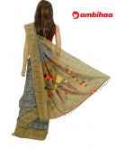 SAREE-CRAFTYSILK-JUTECOTTON-GREY-S0663-RS950