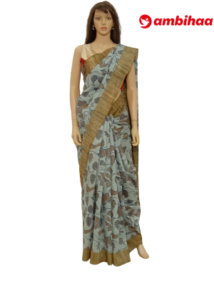 SAREE-CRAFTSILK-JUTECOTTON-AASHBLUE-S0662-RS950