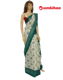 SAREE-CRAFTYSILK-JUTECOTTON-OFFWHITEBLUE-S0664-RS950