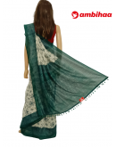 SAREE-CRAFTYSILK-JUTECOTTON-OFFWHITEBLUE-S0664-RS950