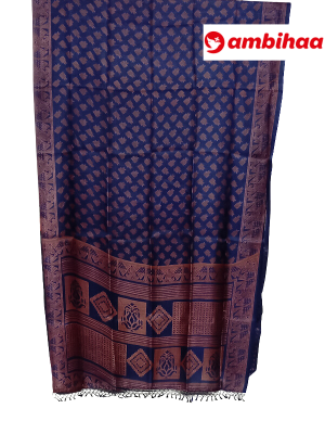 SAREE-REXONA-FANCYCOTTON-NAVYBLUE-S0674-RS750