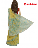 SAREE-APPLESILK-LINEON-LEMONYELLOW-S0657-RS1099
