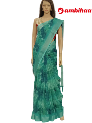 SAREE-PEACOCKSILK-LINEON-PEACOCKGREENBLUE-S0653-RS1145